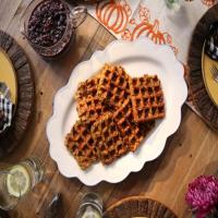 Stuffing Waffles with Cranberry Concord Syrup_image