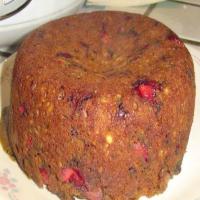 Cranberry Steamed Pudding and Hard Sauce or Lemon Sauce_image