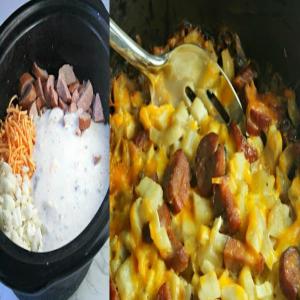 Sausage Breakfast Casserole made in the Slow Cooker_image