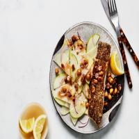 Crispy Fish with Brown Butter Sauce and Kohlrabi Salad_image