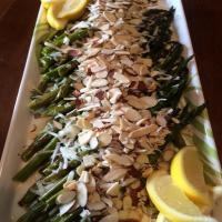 Roasted Asparagus With Almonds and Asiago image