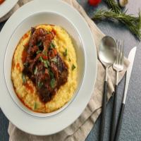 Spicy Braised Short Ribs with Polenta image
