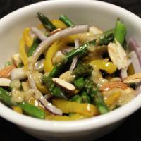 Roasted Asparagus and Yellow Pepper Salad image
