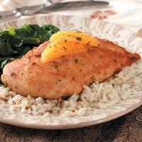 Breaded Chicken with Orange Sauce_image