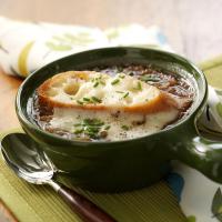 French Onion Soup with Swiss-Topped Toast image