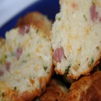 Ham and Sharp Cheddar Biscuits image