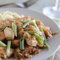 Stir Fry Chicken with Sesame and Leeks_image