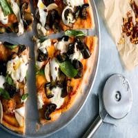 Roasted Eggplant and Buffalo Mozzarella Pizza_image