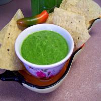 Smooth and Spicy Poblano Salsa image