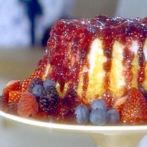 Angel Food Cake with Mixed Berries image