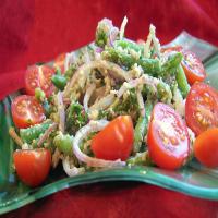 Green Bean and Walnut Salad (Mtsvani Lobios Pkhali) image