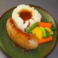 Brats with Beer Gravy image