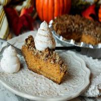 Easy Pumpkin Pie with Brown Sugar Topping image