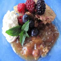 Maple Berry Pudding Cake image