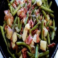 ~ Grams Country Style Potatoes & Green Beans ~_image