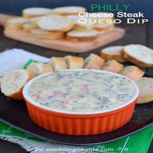 Philly Cheese Steak Queso Dip_image