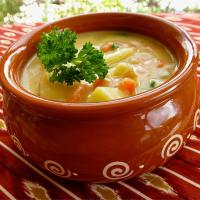 Garlic Potato Soup image