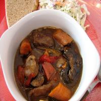 Crock Pot Beef and Mushroom Stew image