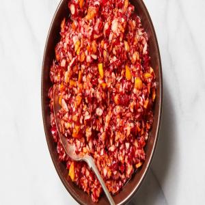 Raw Cranberry Relish With Fuyu Persimmon image