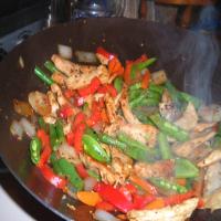 Pork and Green Bean Stir-Fry With Peanuts image