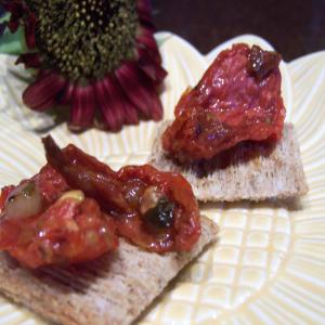 Garlic Tomatoes With Herbs and a Hint of Walnuts. image