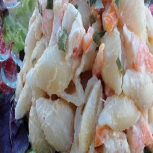 Shrimp and Pasta Shell Salad Recipe_image