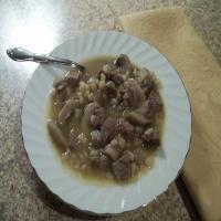 Rich Barley Mushroom Soup_image