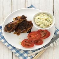 Southern Grilled Chicken with Macaroni Salad image