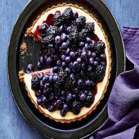 Black and Blue Cheesecake Tart_image