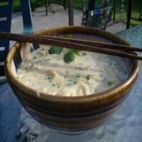 Coconut Chicken Noodle Soup With Thai Flavors image