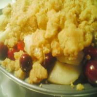 Pear-Cranberry Pie With Crumb Topping image