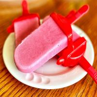 Raspberry Shortcake Ice Pops image