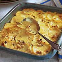 Potato Gratin with Goat Cheese and Garlic image