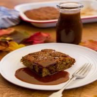 Fig And Date Pudding With Butterscotch Sauce_image