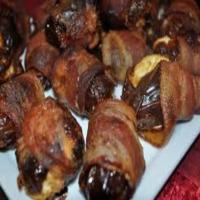 Bacon Wrapped Dates with Walnuts image