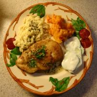 Breaded Chicken Cutlets With Lemon Basil Sauce image