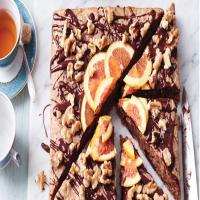 Passover Chocolate-Walnut Cake with Orange image
