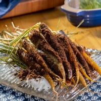 Smoked Carrots with Coffee Mole Dirt_image