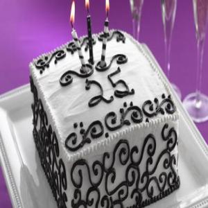 Elegant Anniversary Cake image