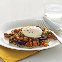 Fall-Vegetable and Quinoa Hash with Poached Eggs_image