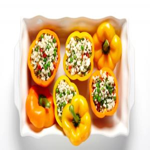 COUSCOUS & FRESH HERB STUFFED PEPPERS RECIPE_image