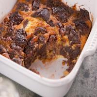 Ultimate Brownie Bread Pudding with Coconut Chunks_image