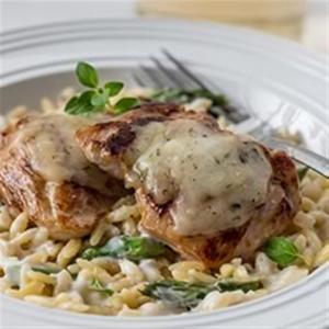 Creamy Orzo and Chicken image