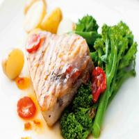Sweet chilli swordfish with tenderstem broccoli recipe_image