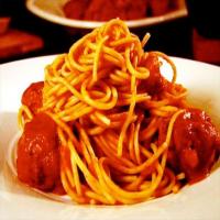 Spaghetti with My Mamas Meatballs_image