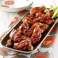 Raspberry Barbecue Wings image