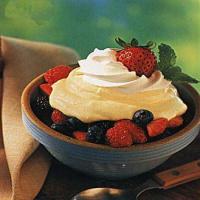 Lemon Mousse with Fresh Berries image