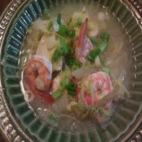 South Beach Thai Shrimp Soup With Lime and Cilantro image