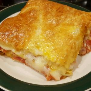 Spicy Ham and Cheese Squares image