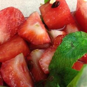 Watermelon, Strawberry, and Herbs_image